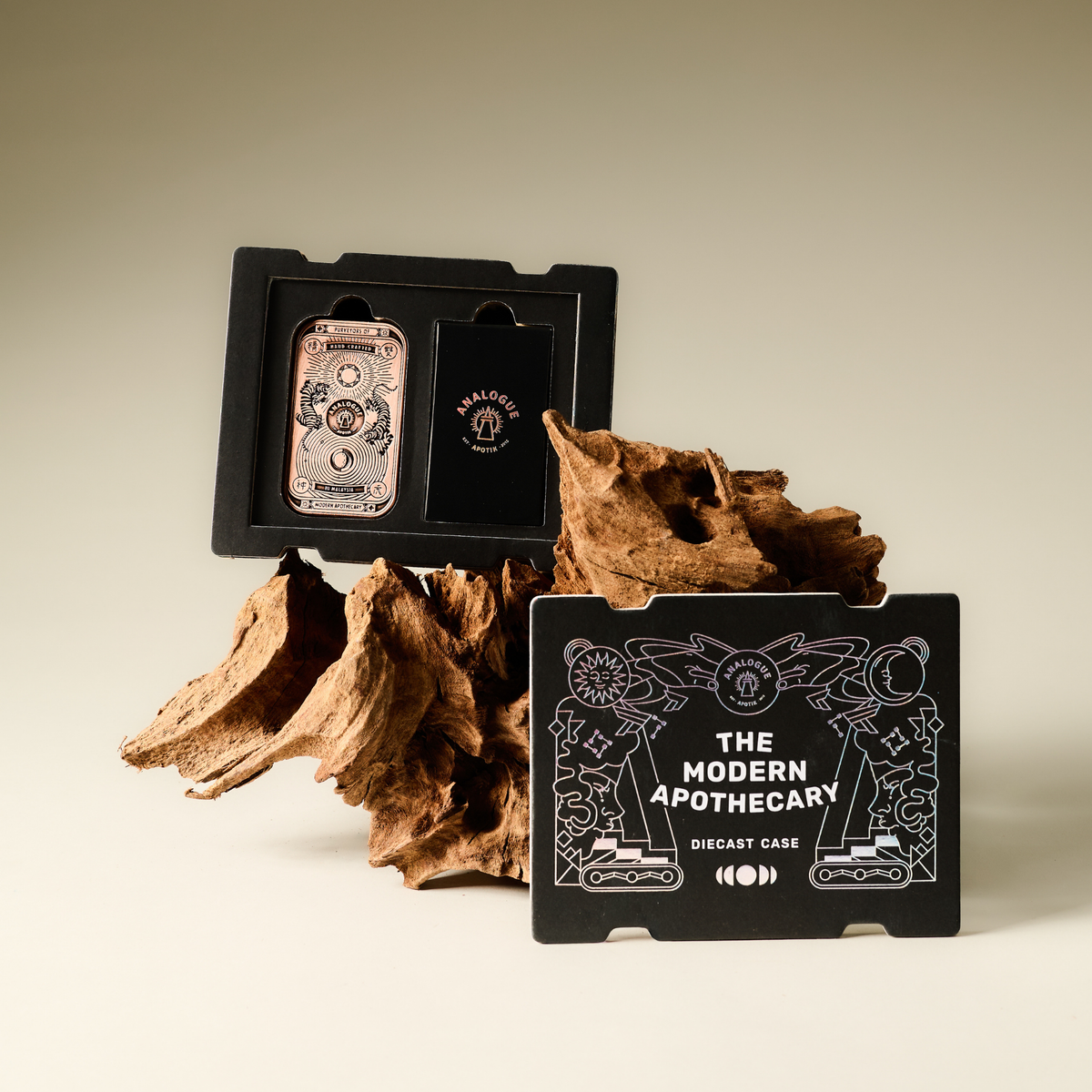 Solid Cologne Die Cast Case Copper