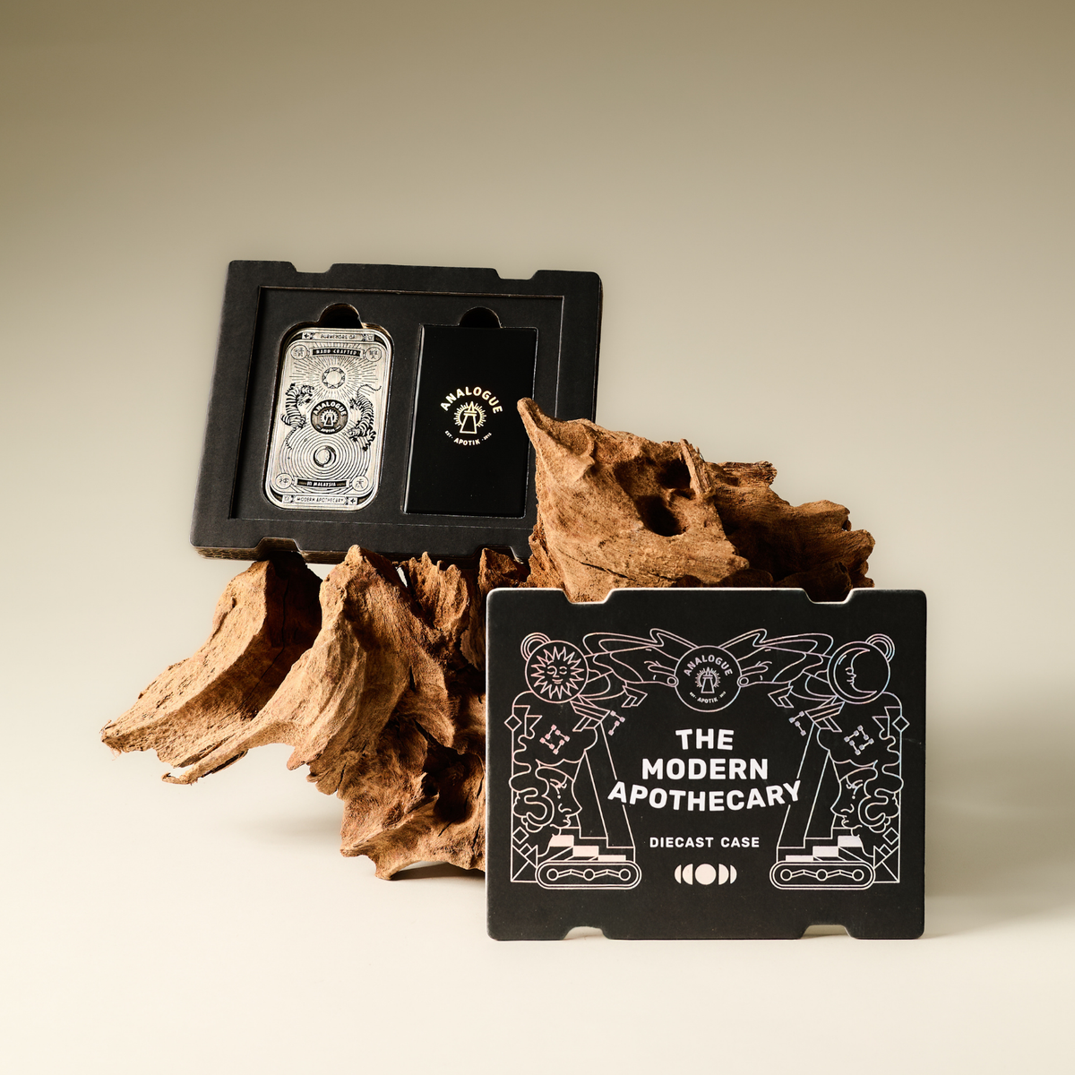 Solid Cologne Die Cast Case Gun Metal