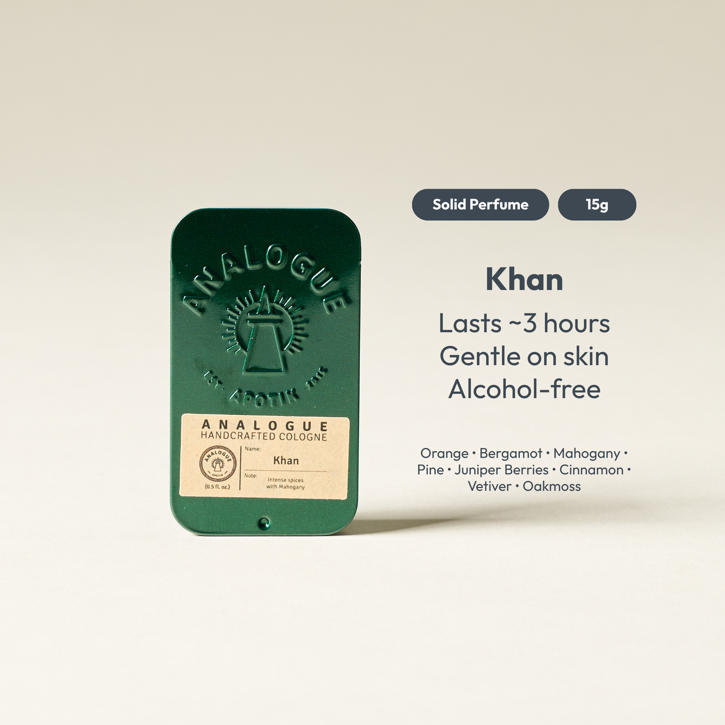 Khan Solid Cologne