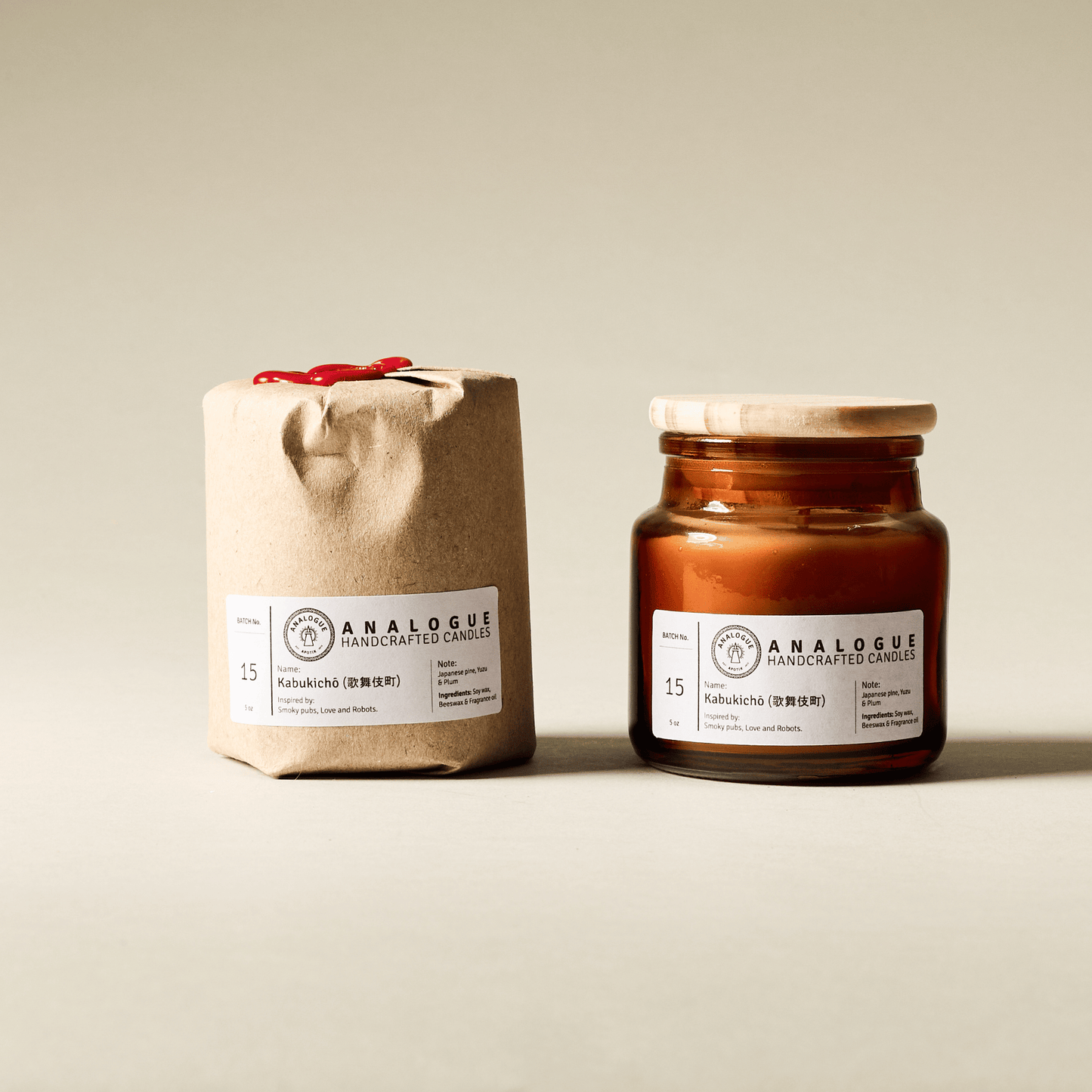 Kabukicho Bees & Soy Wax Candle 3oz