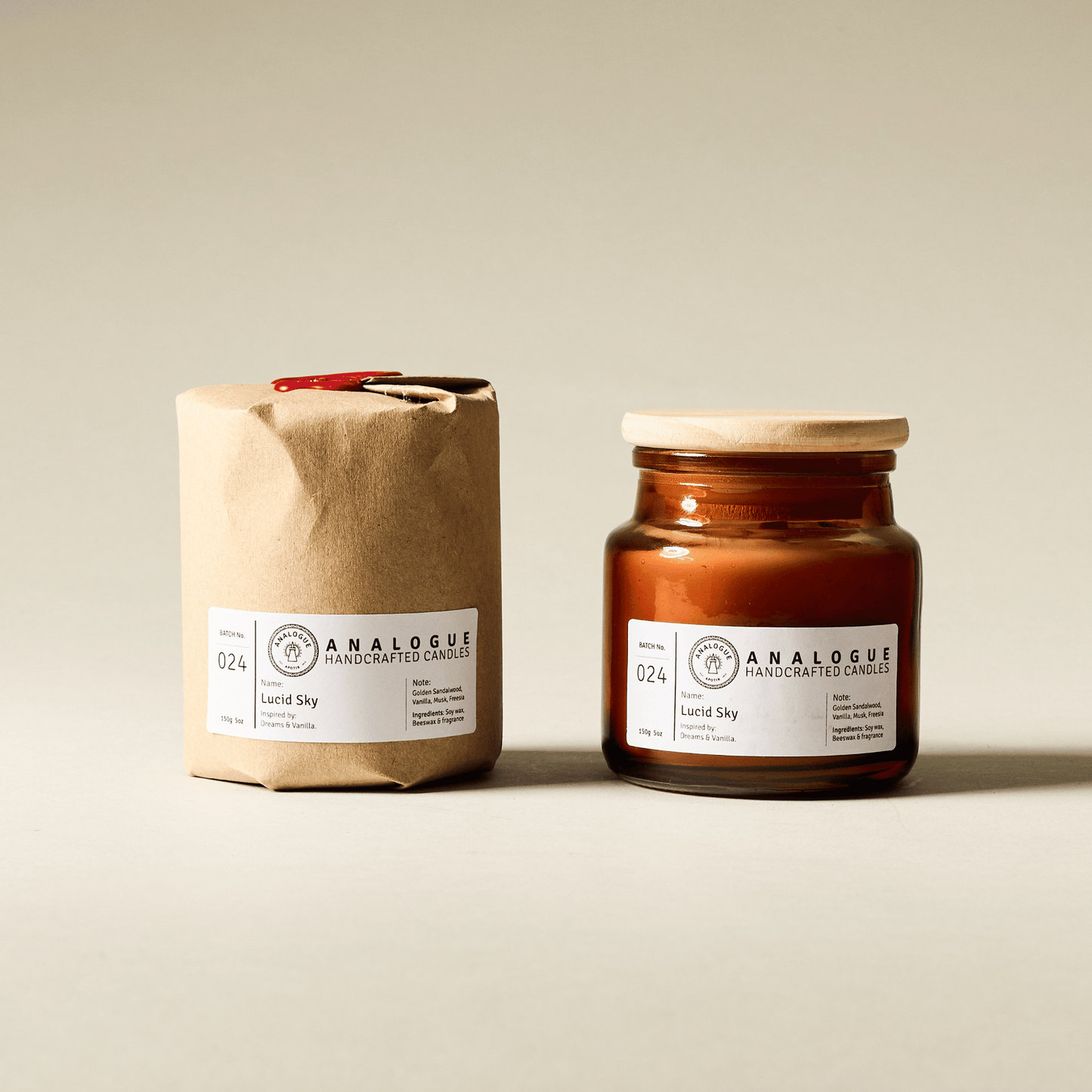 Lucid Sky Bees & Soy Wax Candle 3oz