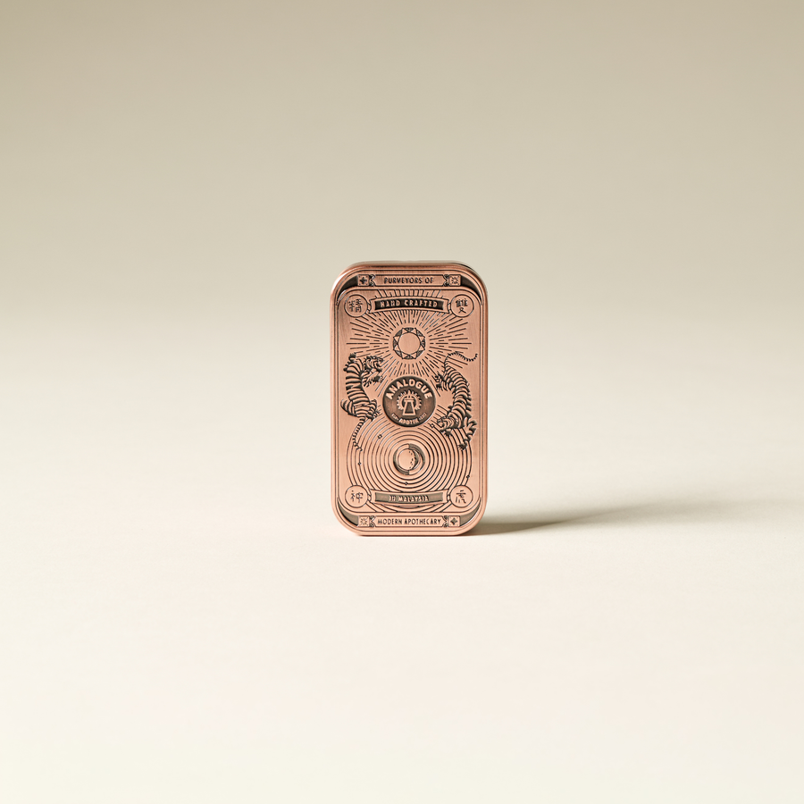 Solid Cologne Die Cast Case Copper