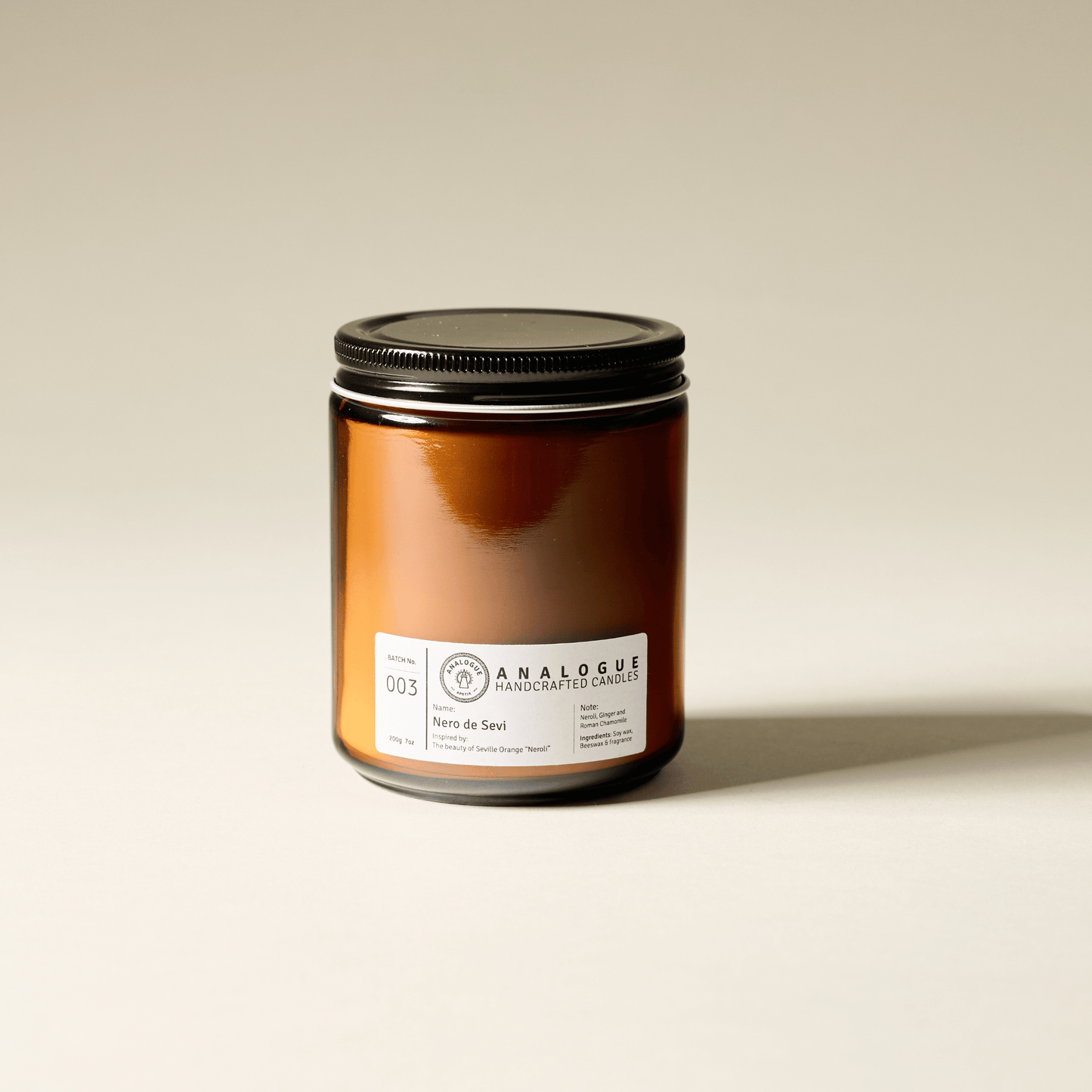 Nero de Sevi Bee & Soy Wax Candle 7oz