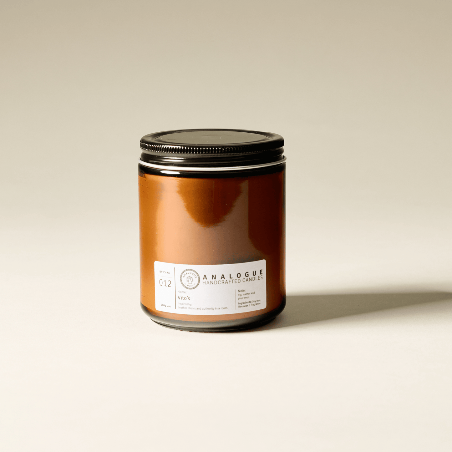 Vito's Bee & Soy Wax Candle 7oz