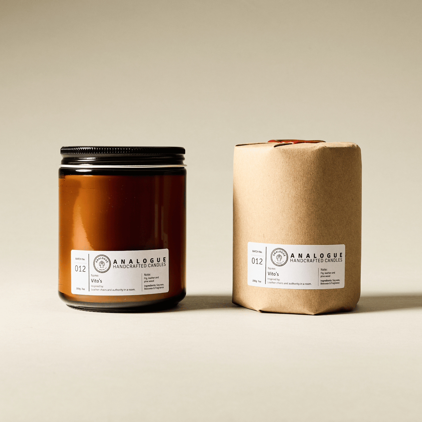 Vito's Bee & Soy Wax Candle 7oz