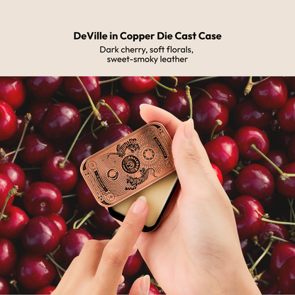 Solid Cologne Die Cast Case Copper