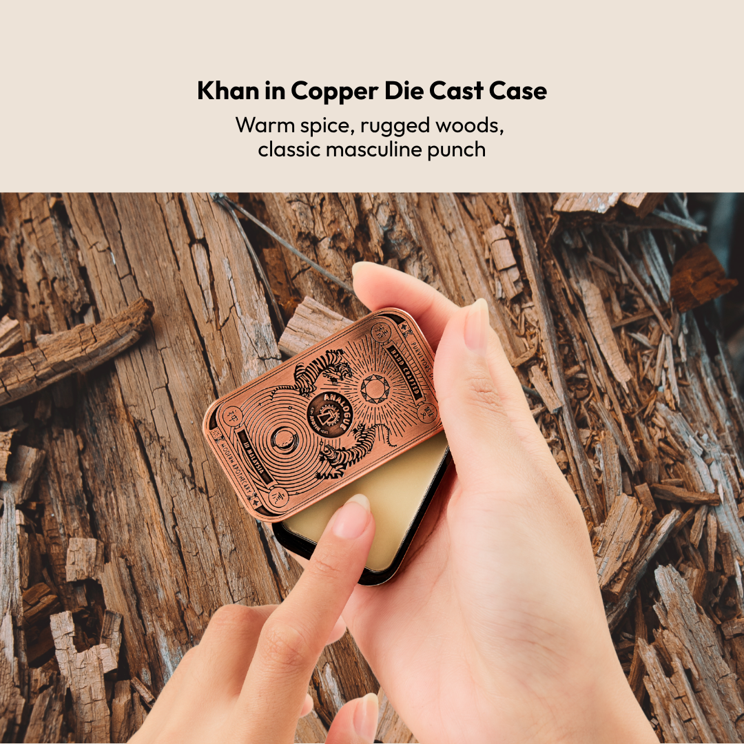 Solid Cologne Die Cast Case Copper