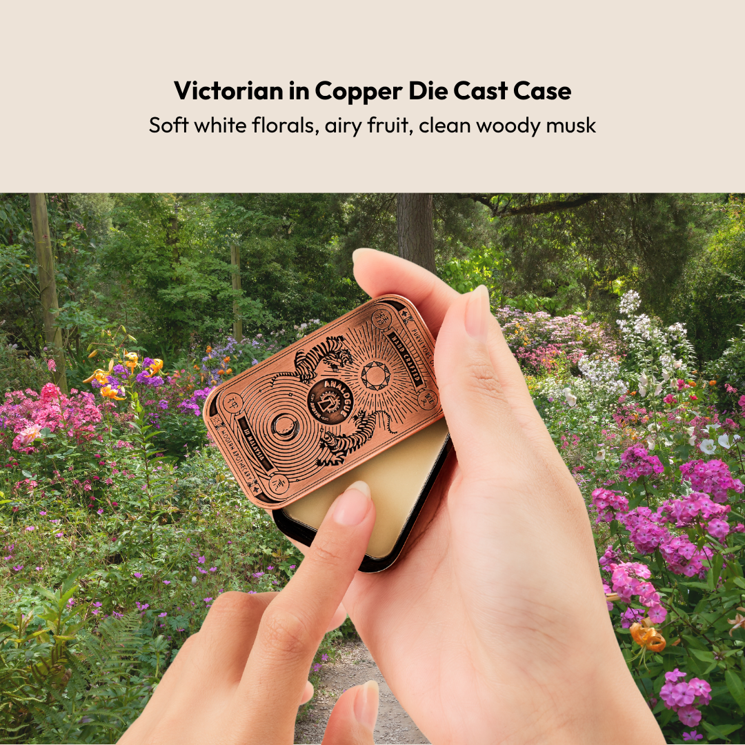 Solid Cologne Die Cast Case Copper