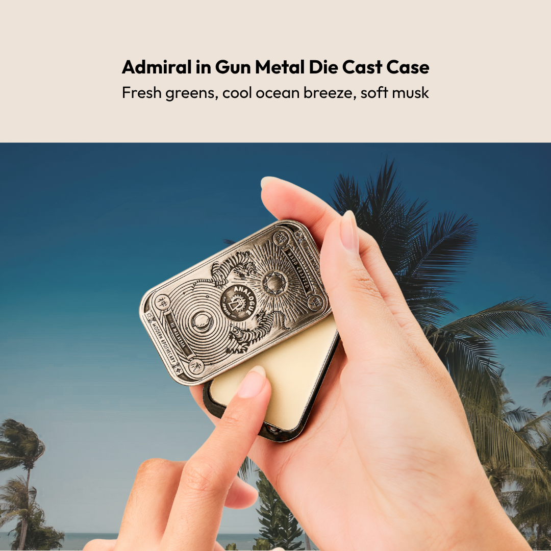 Solid Cologne Die Cast Case Gun Metal