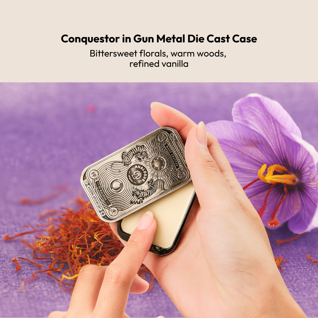Solid Cologne Die Cast Case Gun Metal