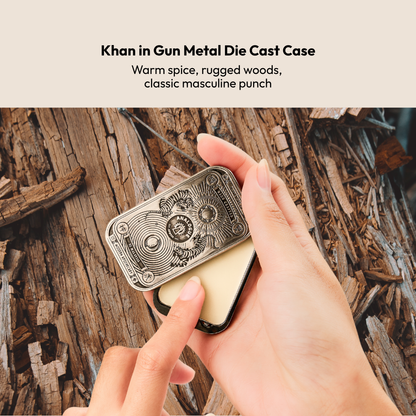 Solid Cologne Die Cast Case Gun Metal