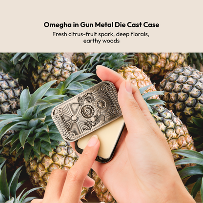 Solid Cologne Die Cast Case Gun Metal