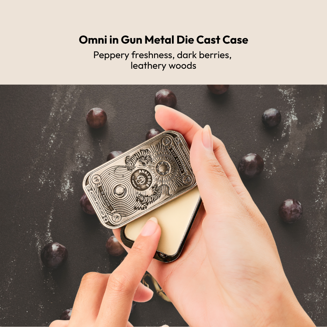 Solid Cologne Die Cast Case Gun Metal