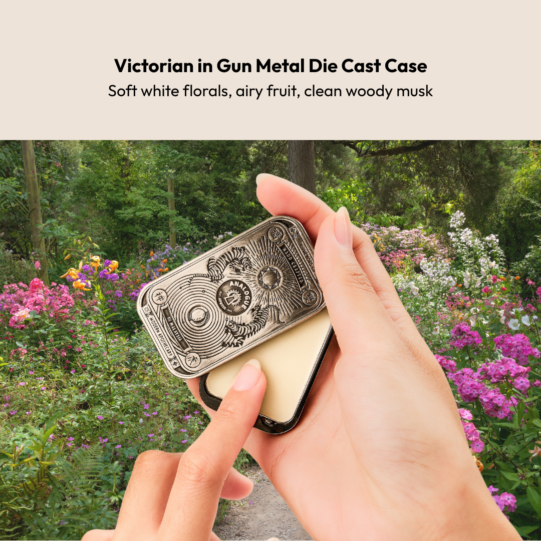 Solid Cologne Die Cast Case Gun Metal